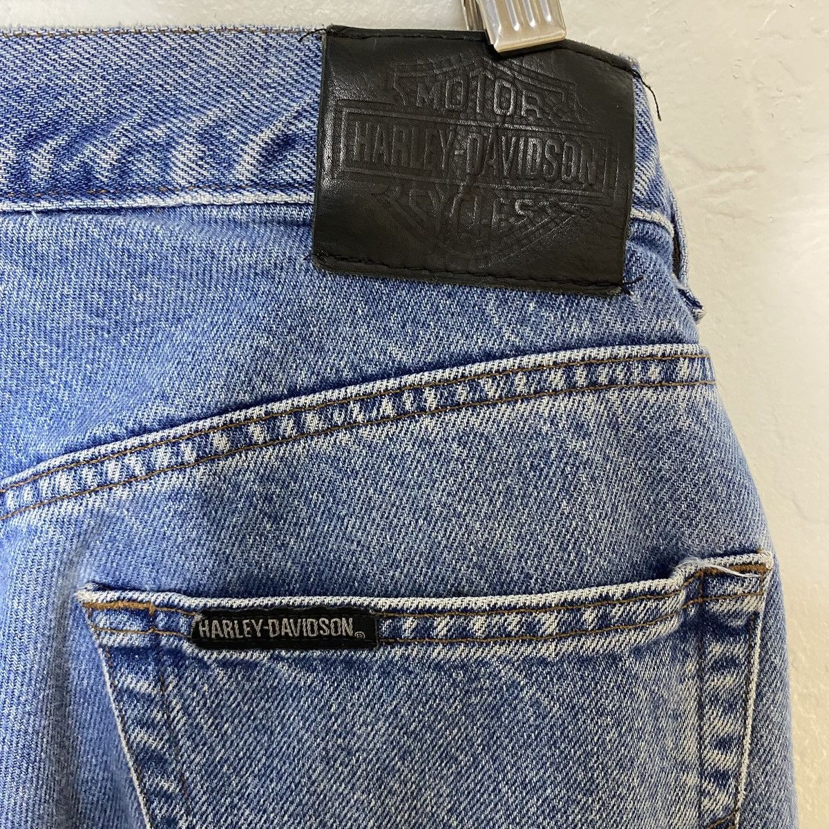 Harley Davidson HarleyDavidson Blue denim jeans Size US 34 / EU 50 - 4 Thumbnail