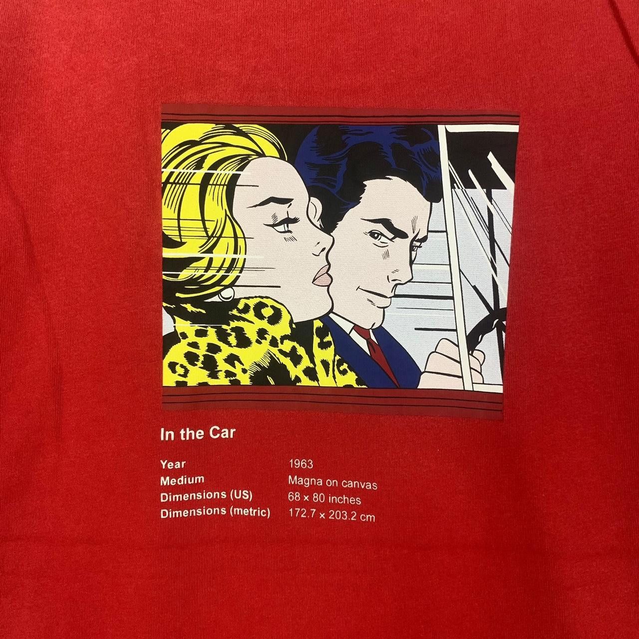 Uniqlo ROY LICHTENSTEIN x UNIQLO In The Car 1963 Pop Art Tee Shirt Size US L / EU 52-54 / 3 - 6 Thumbnail