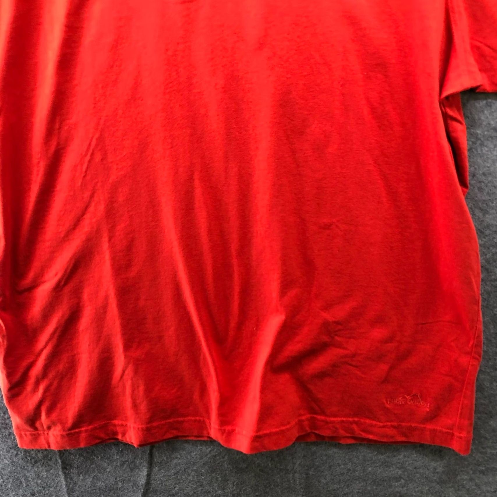 Eddie Bauer Eddie Bauer T Shirt Mens XL Short Sleeve Crewneck Orange Cotton Polyester Knit Crew Neck Short Sleeve Shirt Size US XL / EU 56 / 4 - 4 Thumbnail