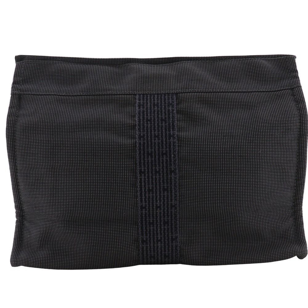 Hermes Hermes Hermès Herline Pouch MM Nylon Canvas Clutch Bag Textile Vanity Bag DUTY FREE for USA Size ONE SIZE - 1 Thumbnail