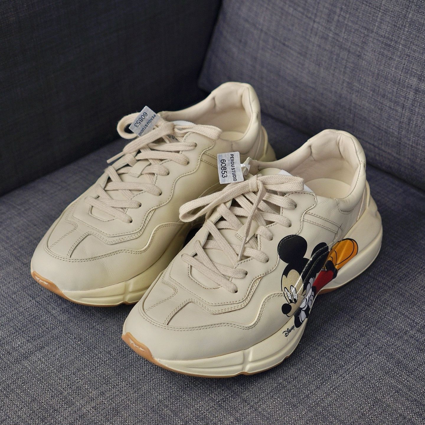 Gucci Gucci x Disney Rhyton Sneakers US 8 Size US 8 / EU 41 - 1 Thumbnail