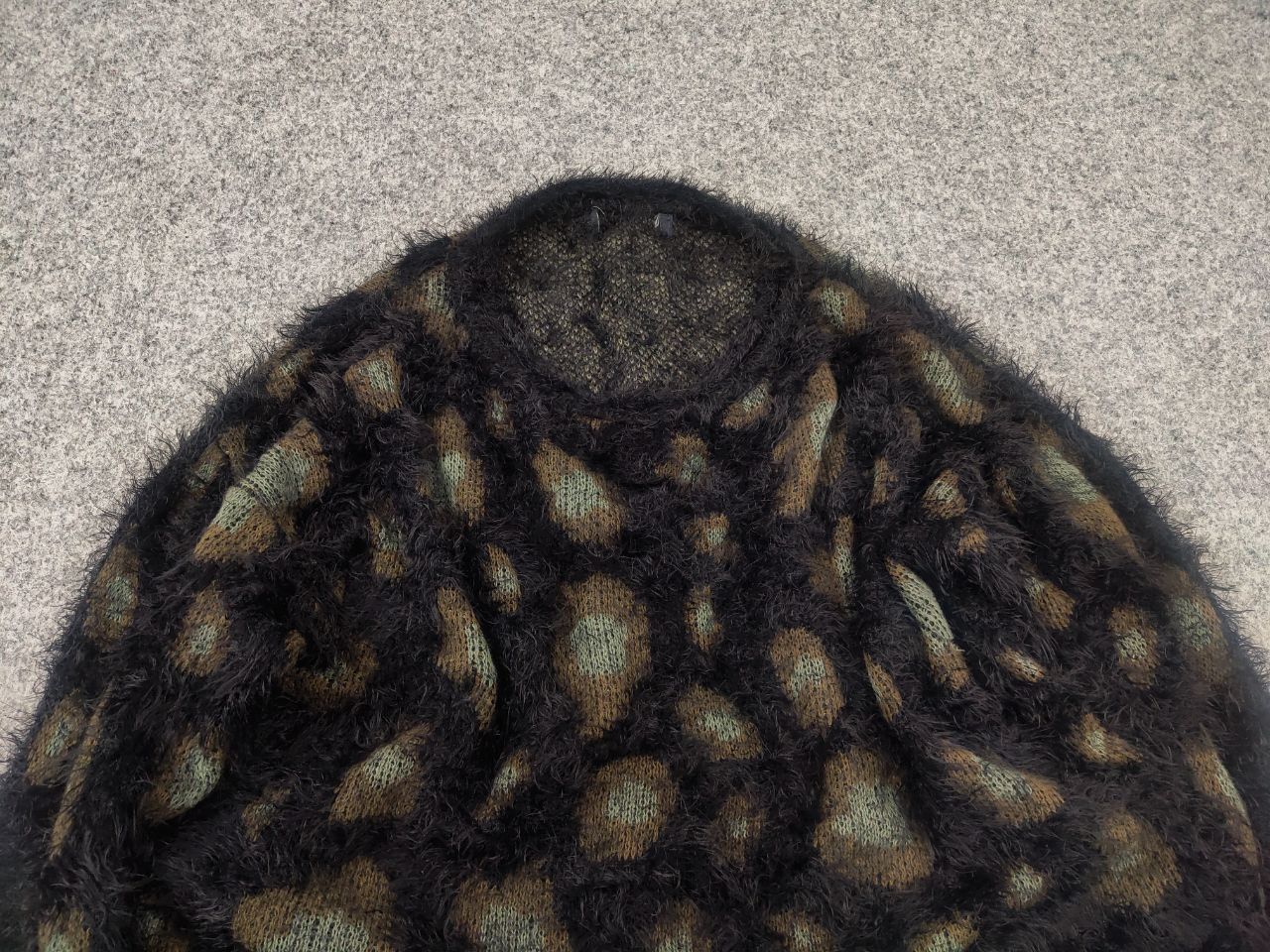 If Six Was Nine Vintage leopard Mohair Style Black Sweater Y2K hysteric Size US S / EU 44-46 / 1 - 5 Thumbnail