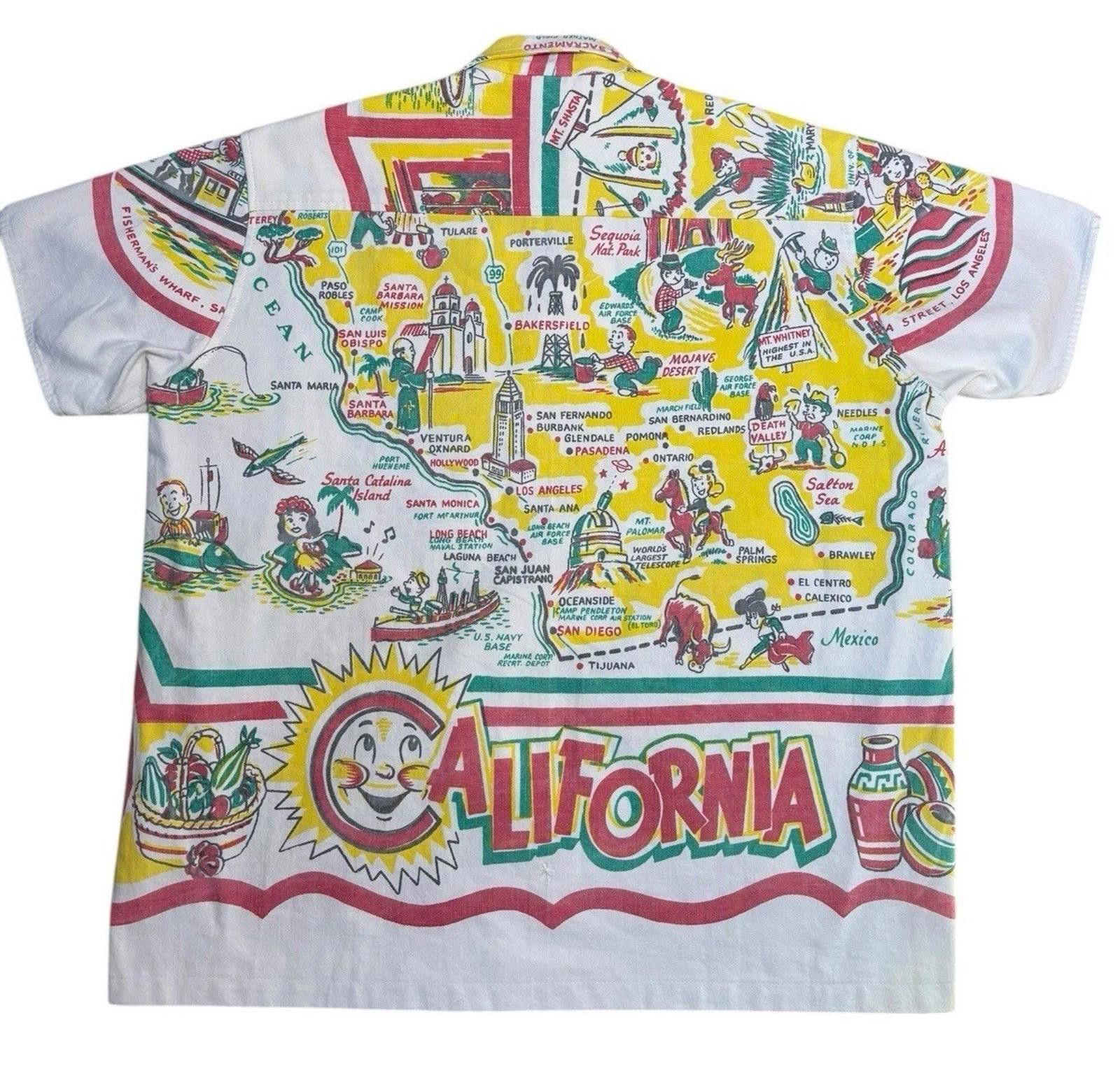 Bode Bode California Shirt Short Sleeve (OOAK) Size US S / EU 44-46 / 1 - 5 Thumbnail