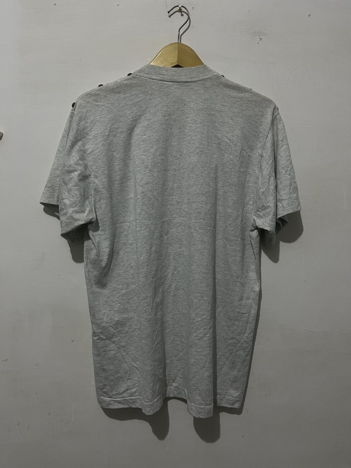 If Six Was Nine VINTAGE 90s GEPETTO Bejeweled Studded Tee Size US L / EU 52-54 / 3 - 2 Thumbnail