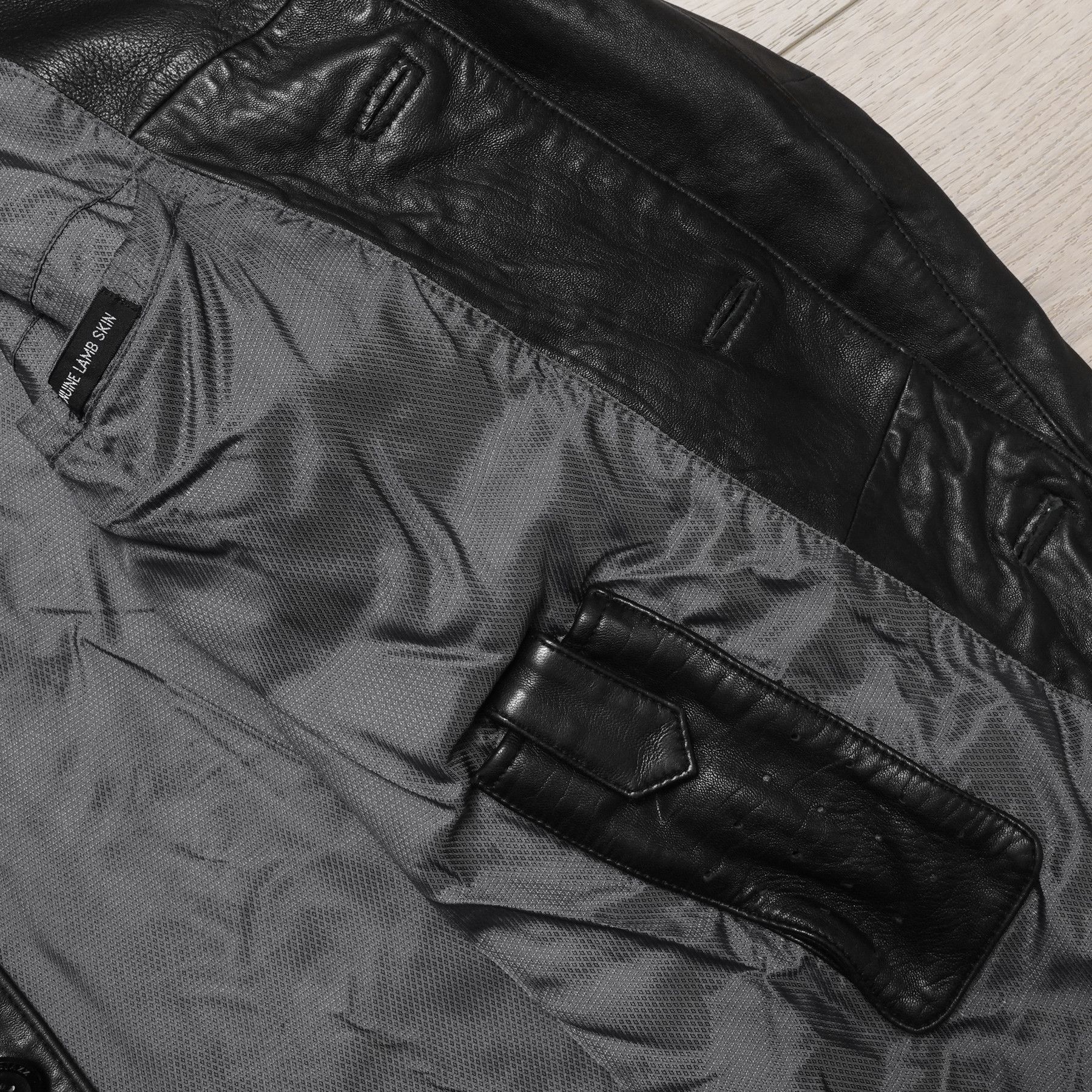 Vintage VTG Y2K Super Soft Black Lamb Leather Coat Overcoat Jacket Size US M / EU 48-50 / 2 - 6 Thumbnail