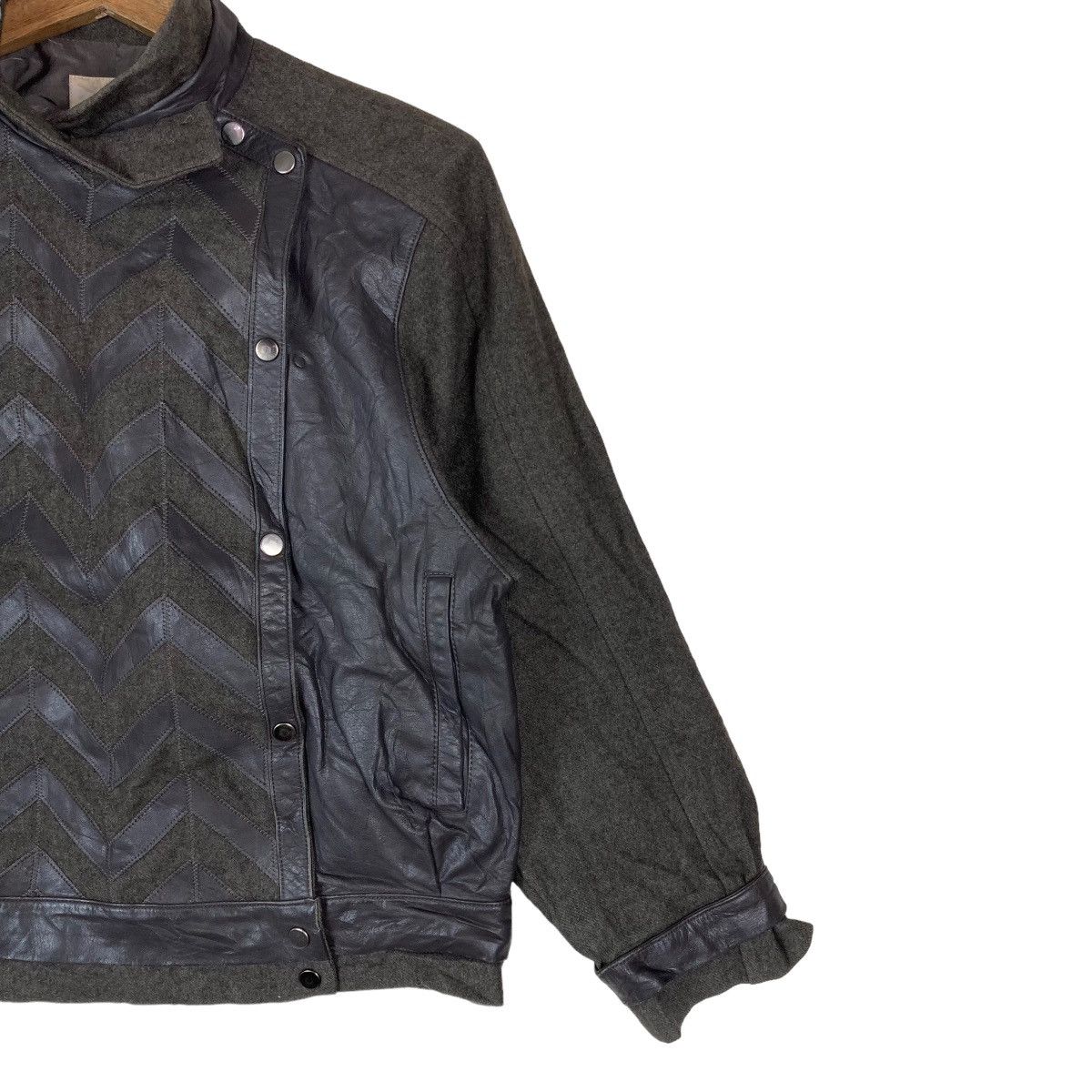 Vintage Vintage an Parienne Snap Button With Zipper Crop Jacket Size M / US 6-8 / IT 42-44 - 3 Thumbnail