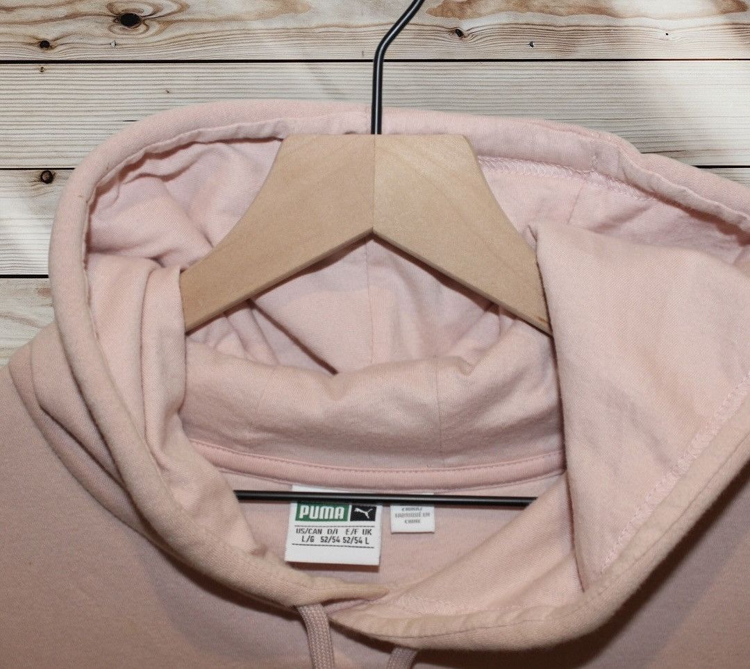 Puma Puma Reckless Pink Minimalist Hoodie Size US L / EU 52-54 / 3 - 3 Thumbnail