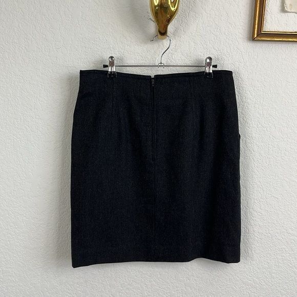 Escada × Vintage Escada by Margaretha Ley Pockets Wool Pencil Skirt 80s Size 28" / US 6 / IT 42 - 6 Thumbnail