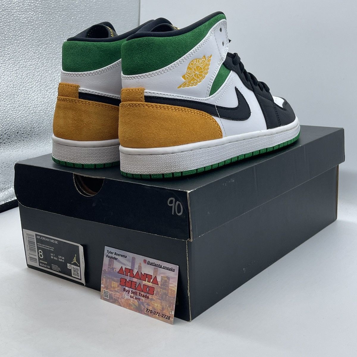 Nike Air Jordan 1 mid SE Oakland Size US 8 / EU 41 - 5 Thumbnail