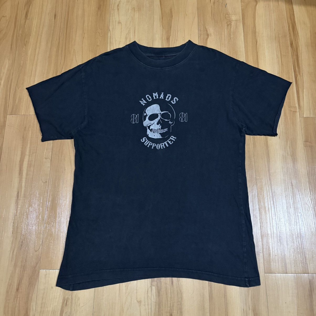 Harley Davidson Vintage nomads supporter 81 skull t-shirt Size US L / EU 52-54 / 3 - 1 Thumbnail