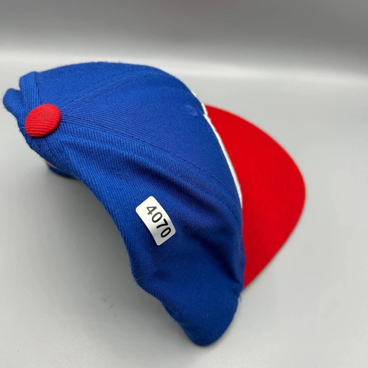Mitchell & Ness Los Angeles Clippers Hat Men Blue Red Embroidered Snap Back Size ONE SIZE - 10 Thumbnail