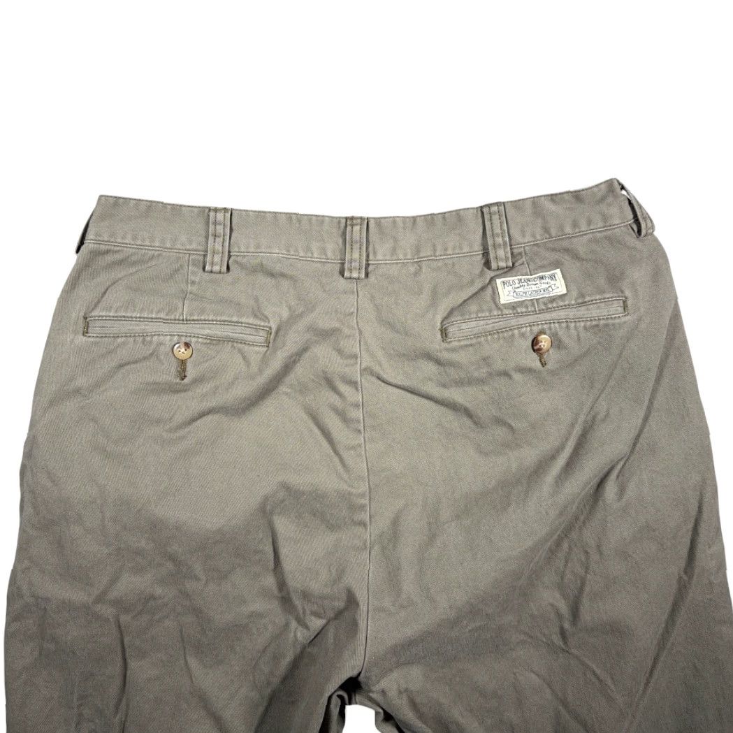 Polo Ralph Lauren Polo Jeans Co Pants Mens 34x30 Green Polo Jeans Co Pants Chino Military Straight Y2K Size US S / EU 44-46 / 1 - 6 Thumbnail