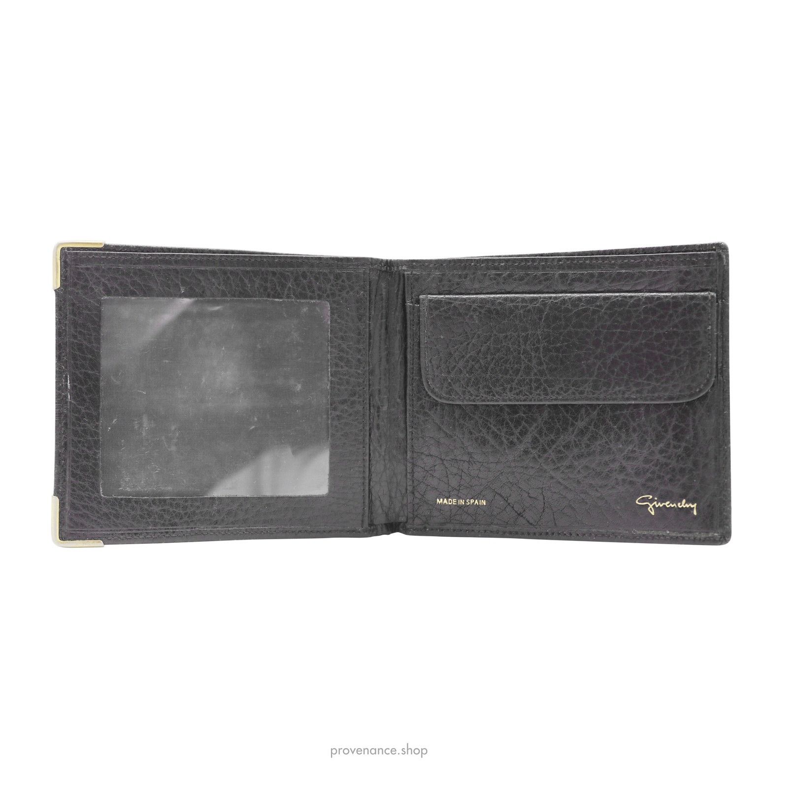 Givenchy 🔴 Givenchy ID Bifold Wallet - Black Leather Size ONE SIZE - 5 Thumbnail