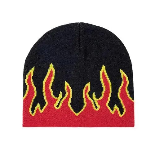 Other Red flame beanie Size ONE SIZE - 4 Thumbnail