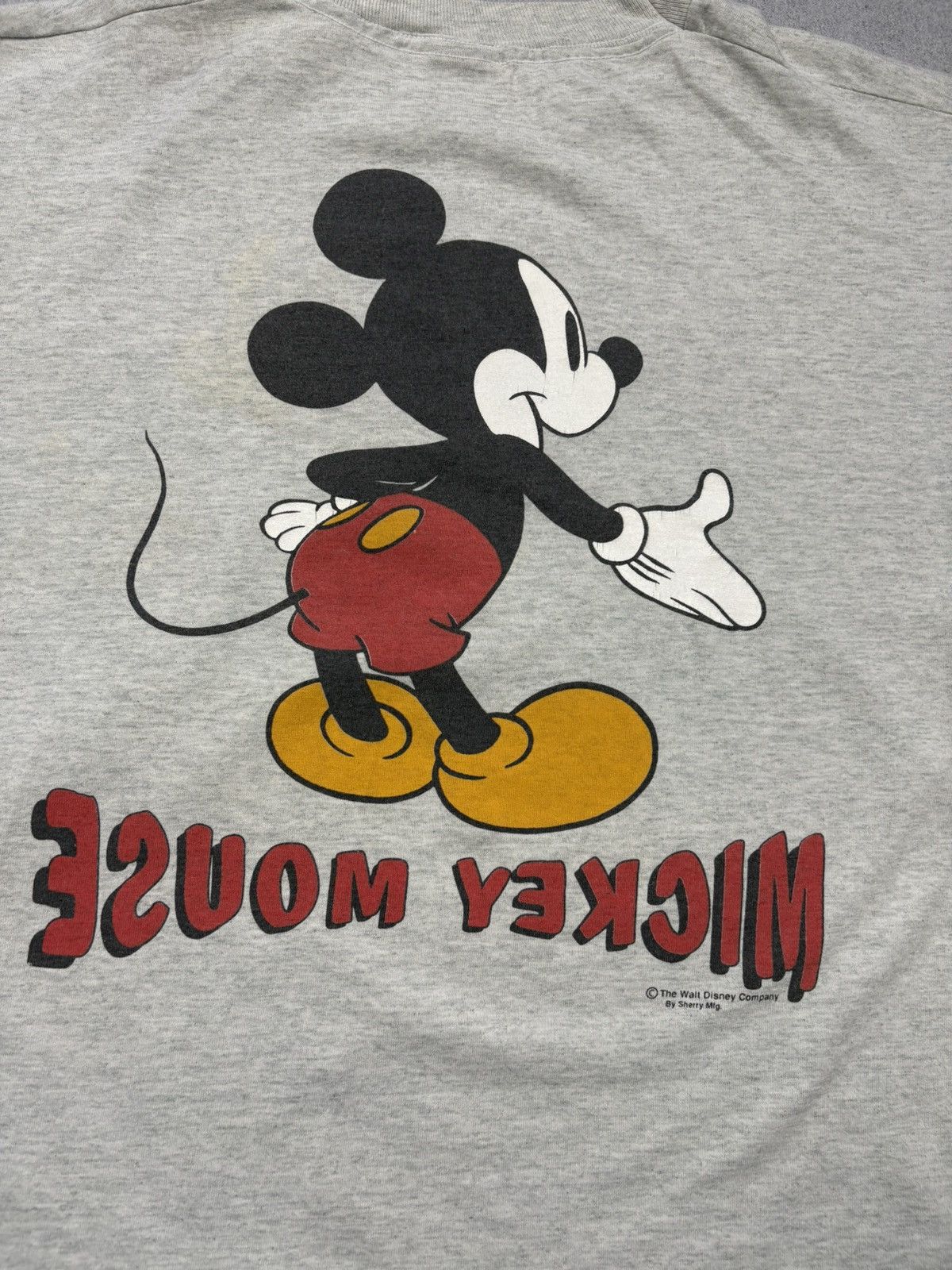 Mickey Mouse Vintage 80s Mickey Mouse Florida Double Sided Tee USA Disney Size US XL / EU 56 / 4 - 18 Thumbnail