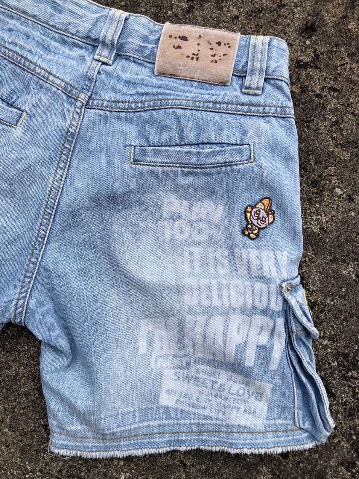 Angel Blue Angel Blue Japanese Hotpants Jeans Denim Distressed Cargo Size 38" / US 16 / IT 52 - 15 Thumbnail