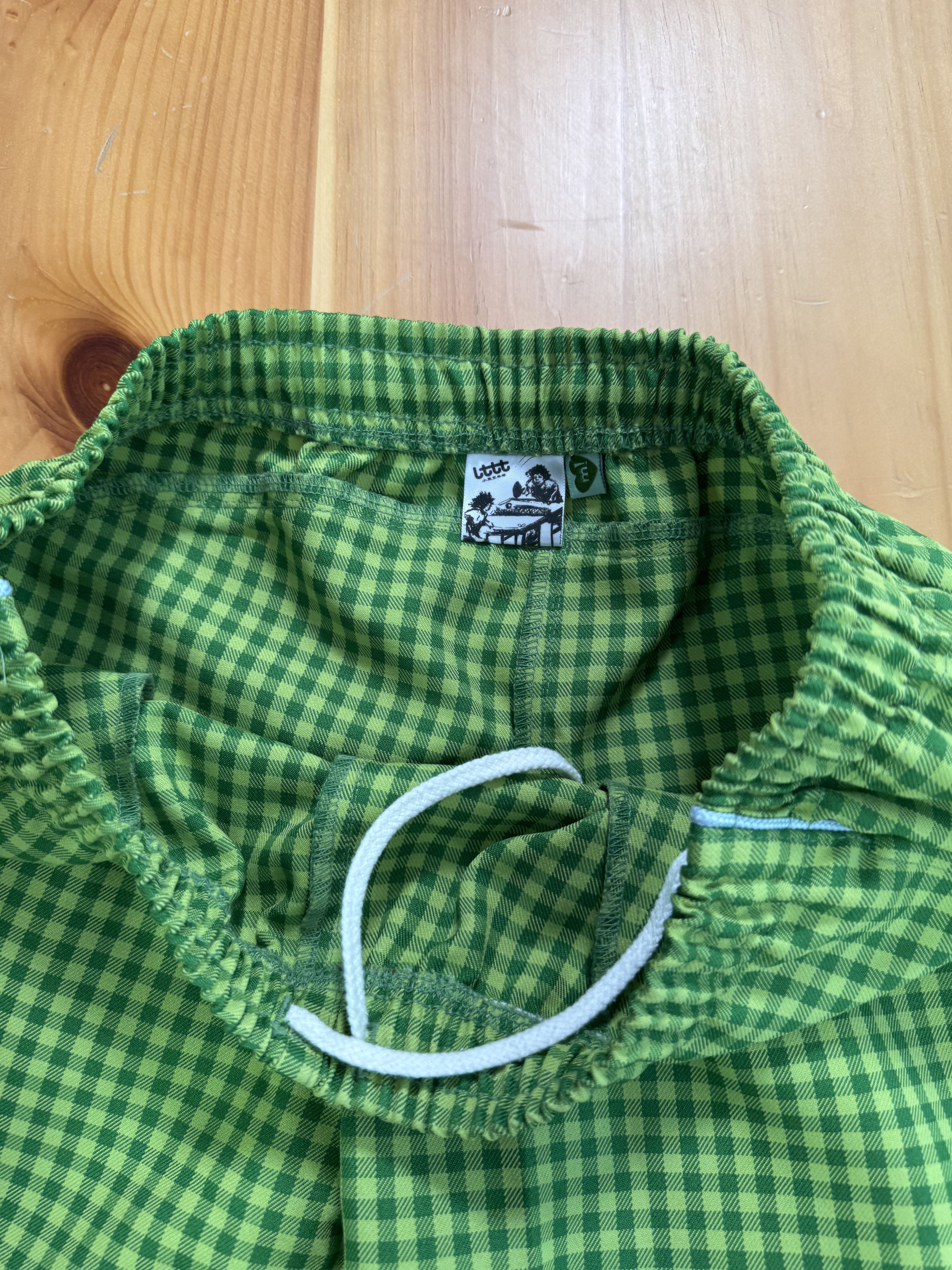 Japanese Brand Little Tokyo LTTT Plaid Checkered Table Tennis Shorts Size US 32 / EU 48 - 4 Thumbnail