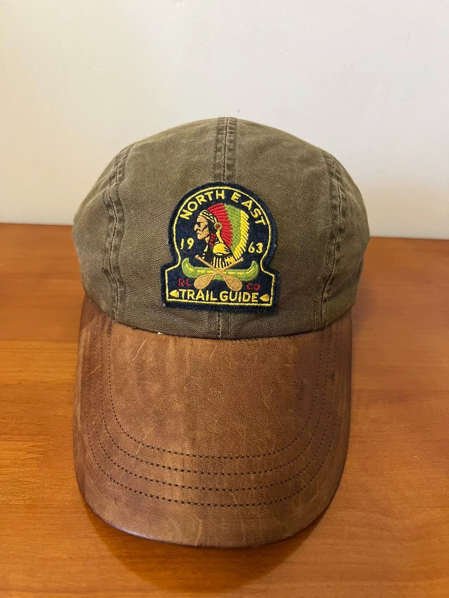 Polo Ralph Lauren Polo Ralph Lauren Vintage Leather Brim Hat Size ONE SIZE - 1 Thumbnail