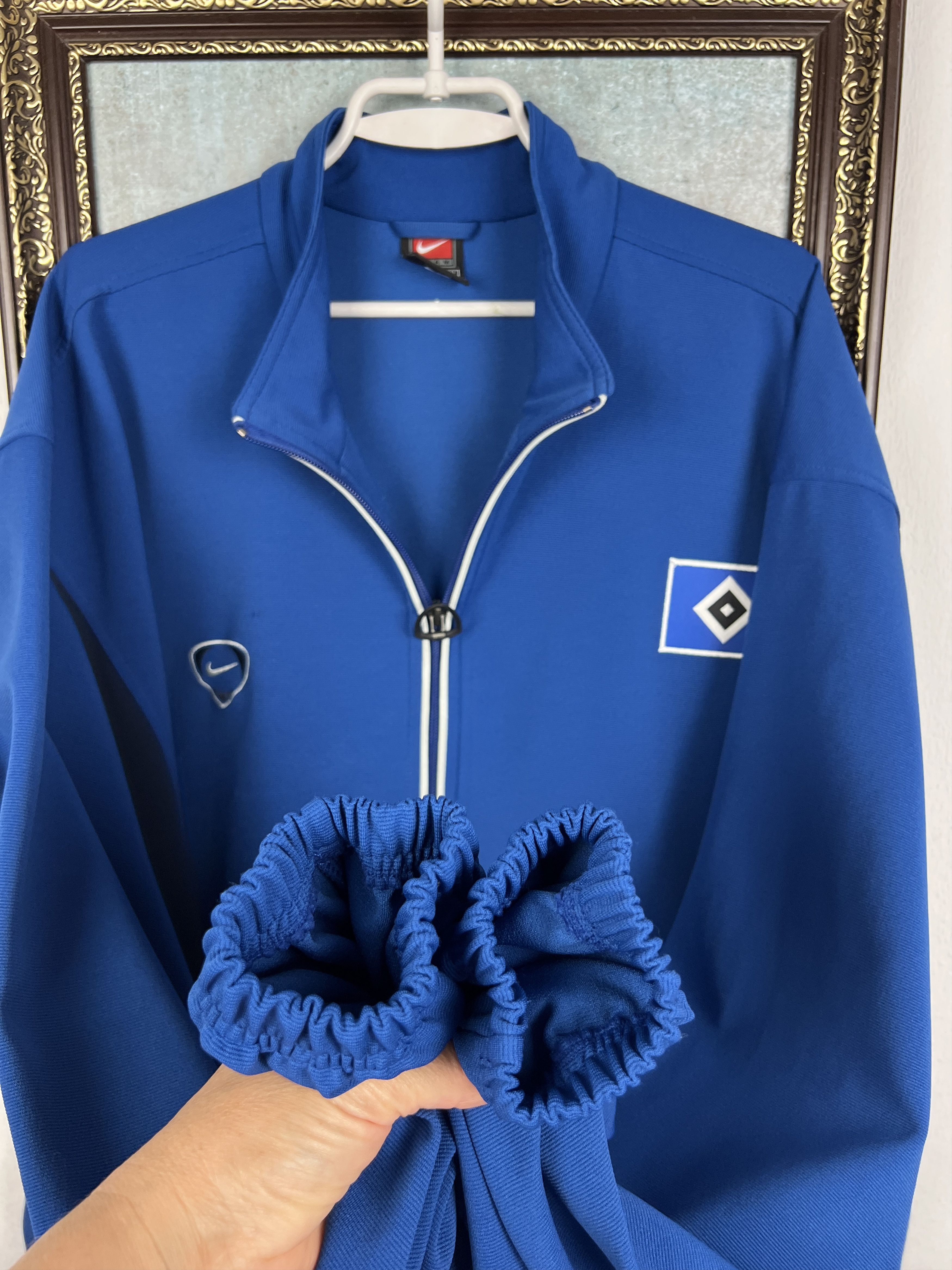 Nike Vintage Hamburg Football Jacket Soccer Track Top Train Zip Size US XXL / EU 58 / 5 - 8 Thumbnail