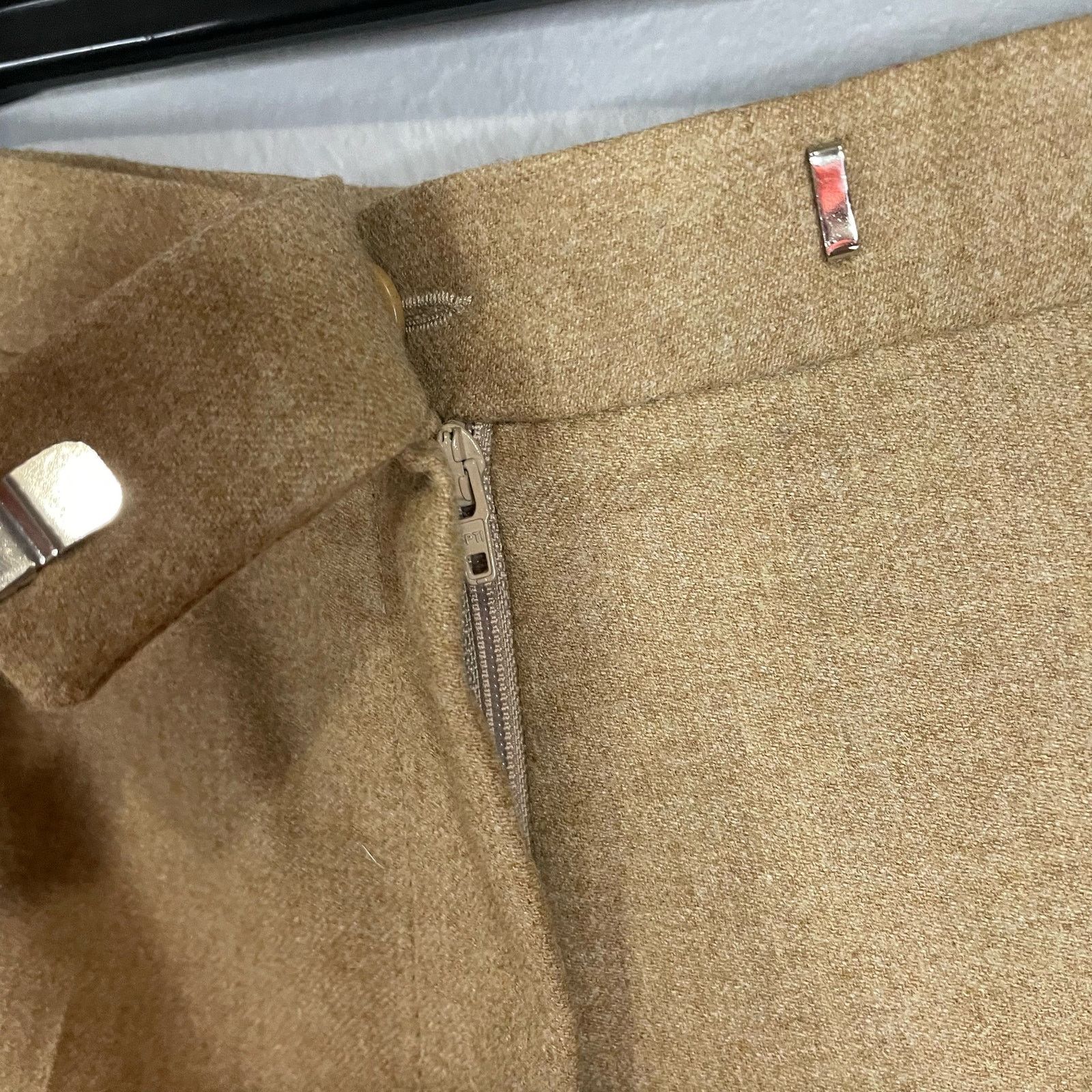 Loro Piana × Zanella Zanella x Loro Piana Tan Trousers 6 Womens Cashmere Straight Size 28" / US 6 / IT 42 - 2 Thumbnail