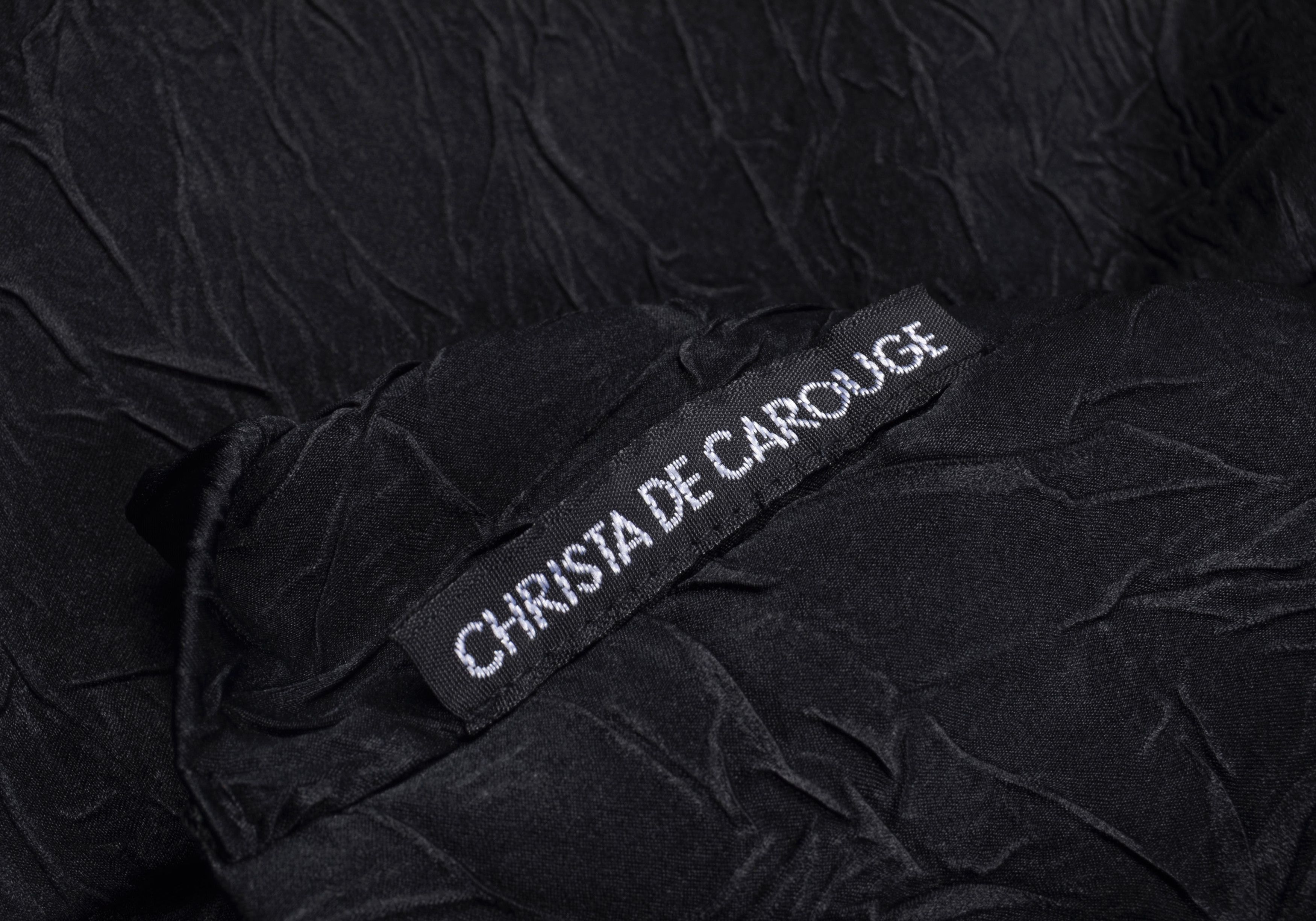 Designer × Japanese Brand Christa De Carouge Avant Garde Oversized Crinkled Blouse Top Size ONE SIZE - 8 Thumbnail