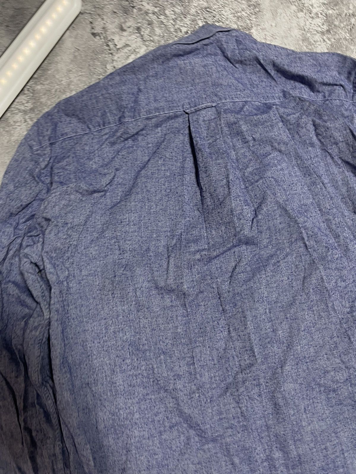 Maison Kitsune Maison Kitsune Striped Logo Button Up Shirt Size US M / EU 48-50 / 2 - 13 Thumbnail