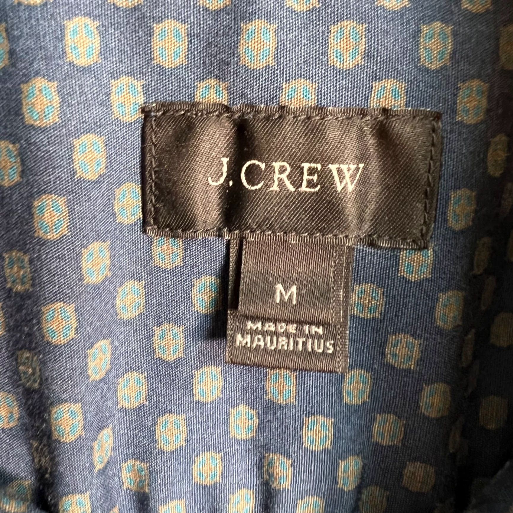 J.Crew J.CREW Mens Blue Check Button Down Shirt Medium Slim Fit Casual Size US M / EU 48-50 / 2 - 3 Thumbnail