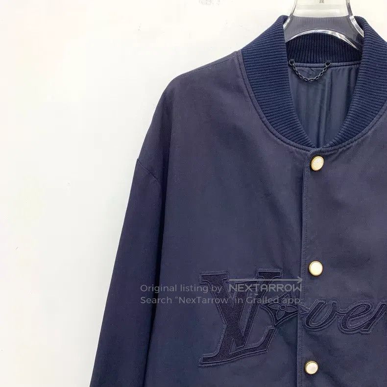 Louis Vuitton Louis Vuitton 24 navy blue logo monogrammed embroidered co Size US XL / EU 56 / 4 - 3 Thumbnail