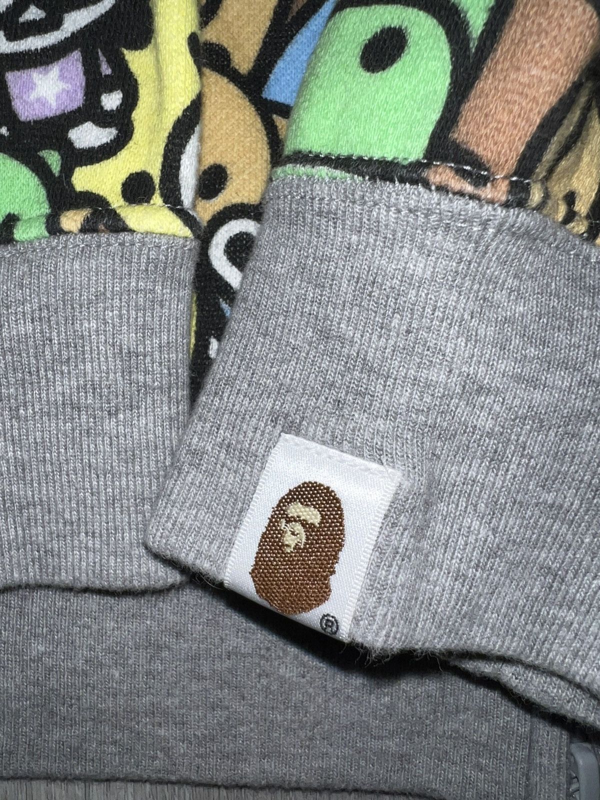 Bape BAPE MILO ALL FRIENDS Shark Full Zip Hoodie Size XS / US 0-2 / IT 36-38 - 6 Thumbnail