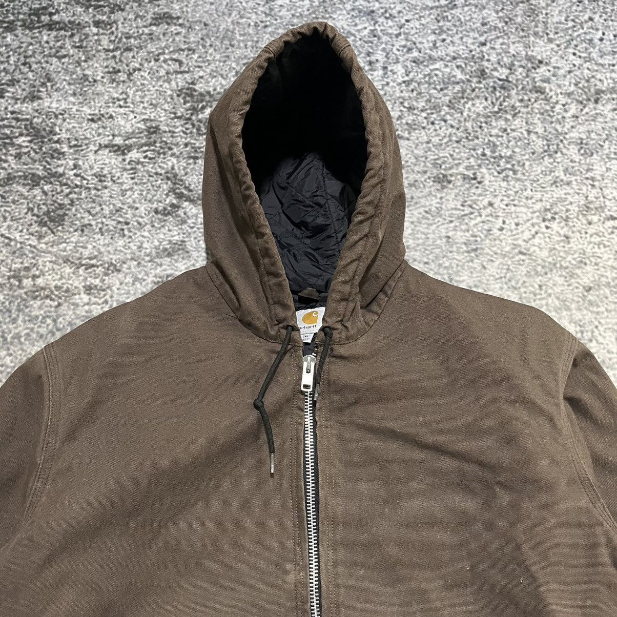Carhartt VINTAGE CARHARTT BROWN CANVAS WORKWEAR HOODED JACKET SZ XXL Size US XXL / EU 58 / 5 - 4 Thumbnail