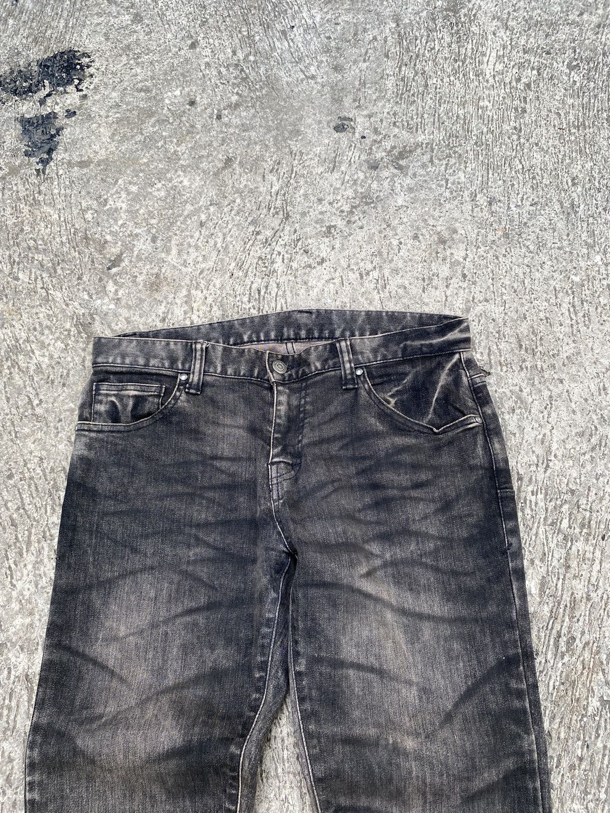 If Six Was Nine × Le Grande Bleu (L.G.B.) × Tornado Mart Tornado mart acid wash black denim pants Size US 32 / EU 48 - 2 Thumbnail