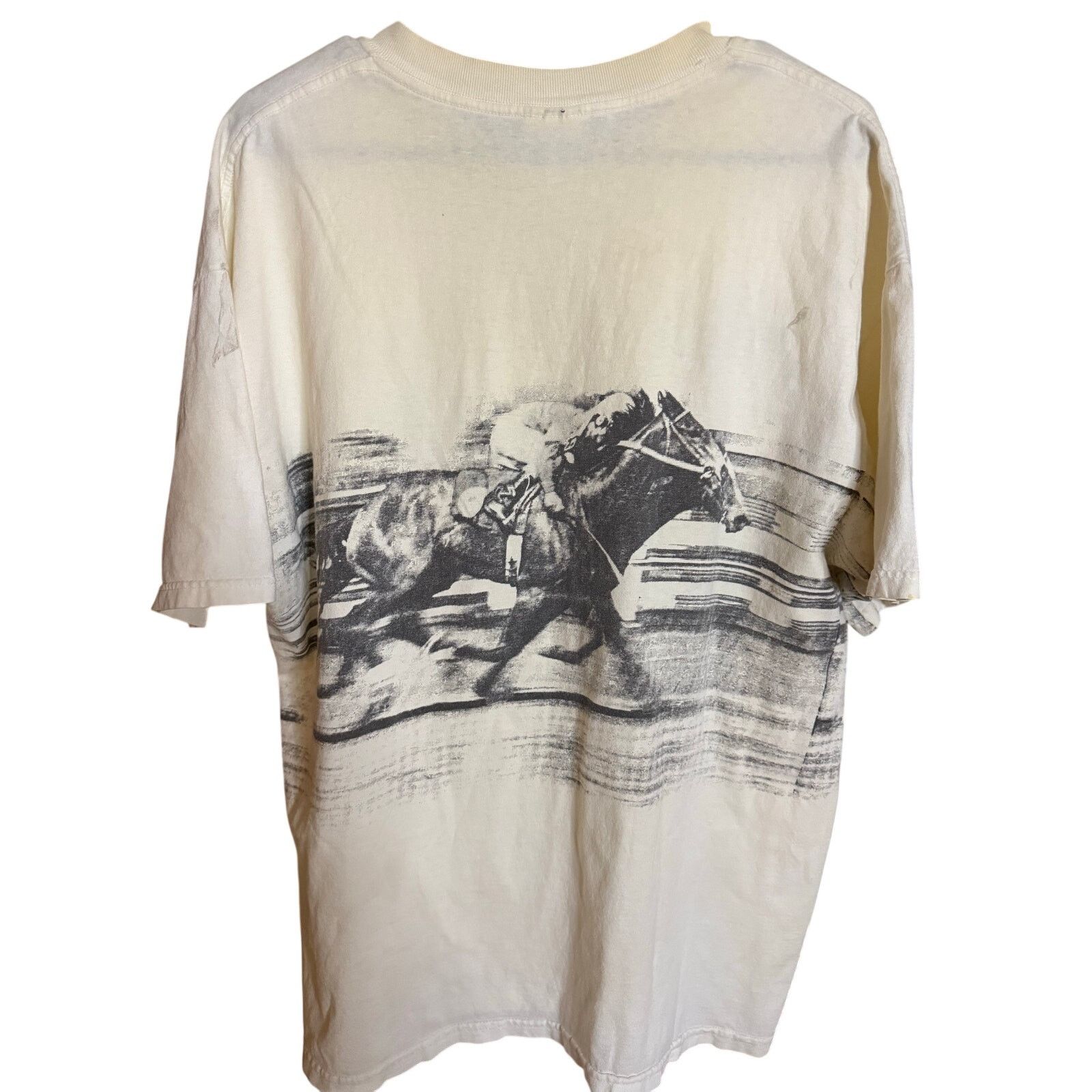 Gildan Vintage Kentucky Derby Wraparound Tee Size US XL / EU 56 / 4 - 2 Thumbnail