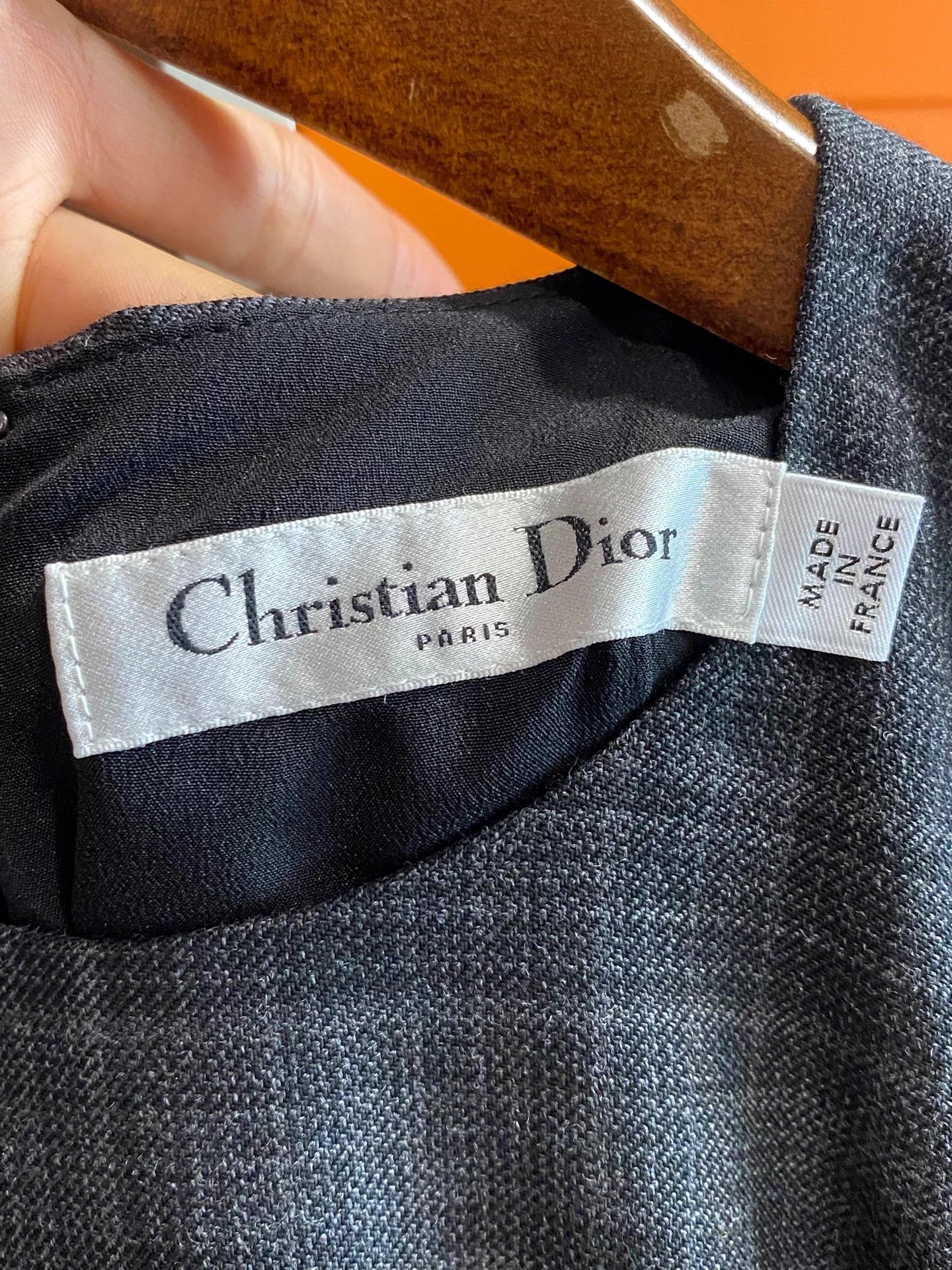 Dior Dior classic check wool dress FR 36 waist adjustable Size XS / US 0-2 / IT 36-38 - 3 Thumbnail