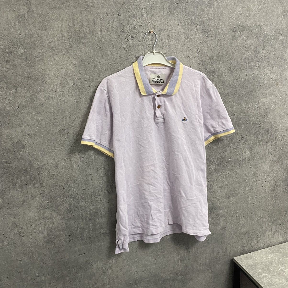 Vivienne Westwood Vivienne Westwood Polo T Shirt Vintage Small Orb Logo Luxury Size US XL / EU 56 / 4 - 3 Thumbnail