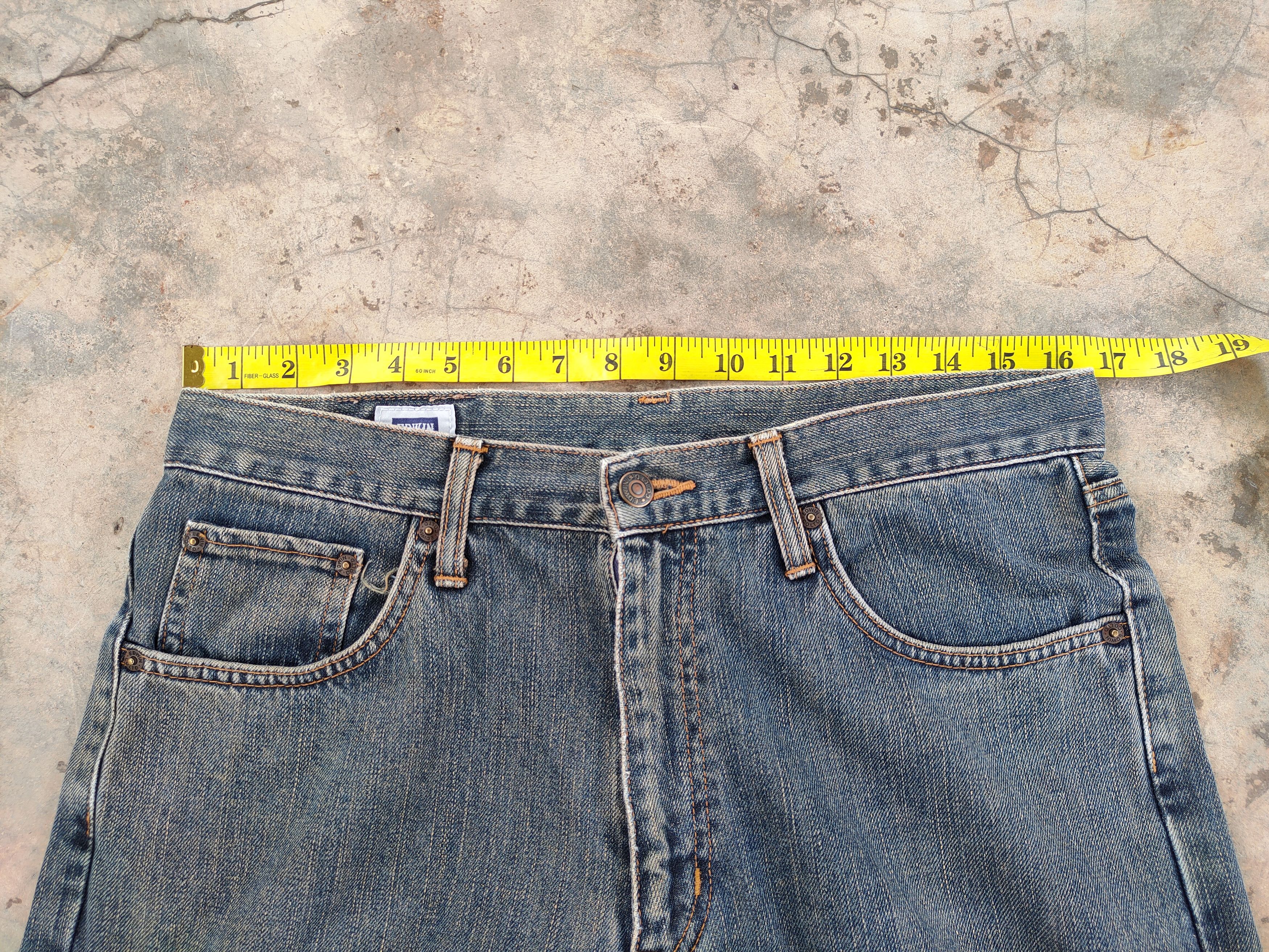 Edwin × Vintage W33 VINTAGE EDWIN RUSTY FADED DISTRESSED JEANS PANTS Size US 33 - 7 Thumbnail