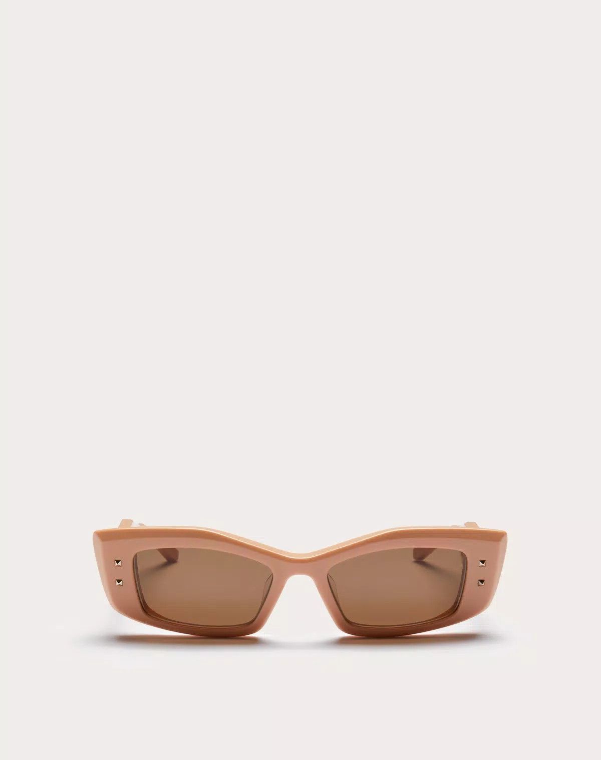 Valentino oc11z0725 Size: 52/ Rectangular Acetate Frame in Beige/Gold Size ONE SIZE - 1 Thumbnail