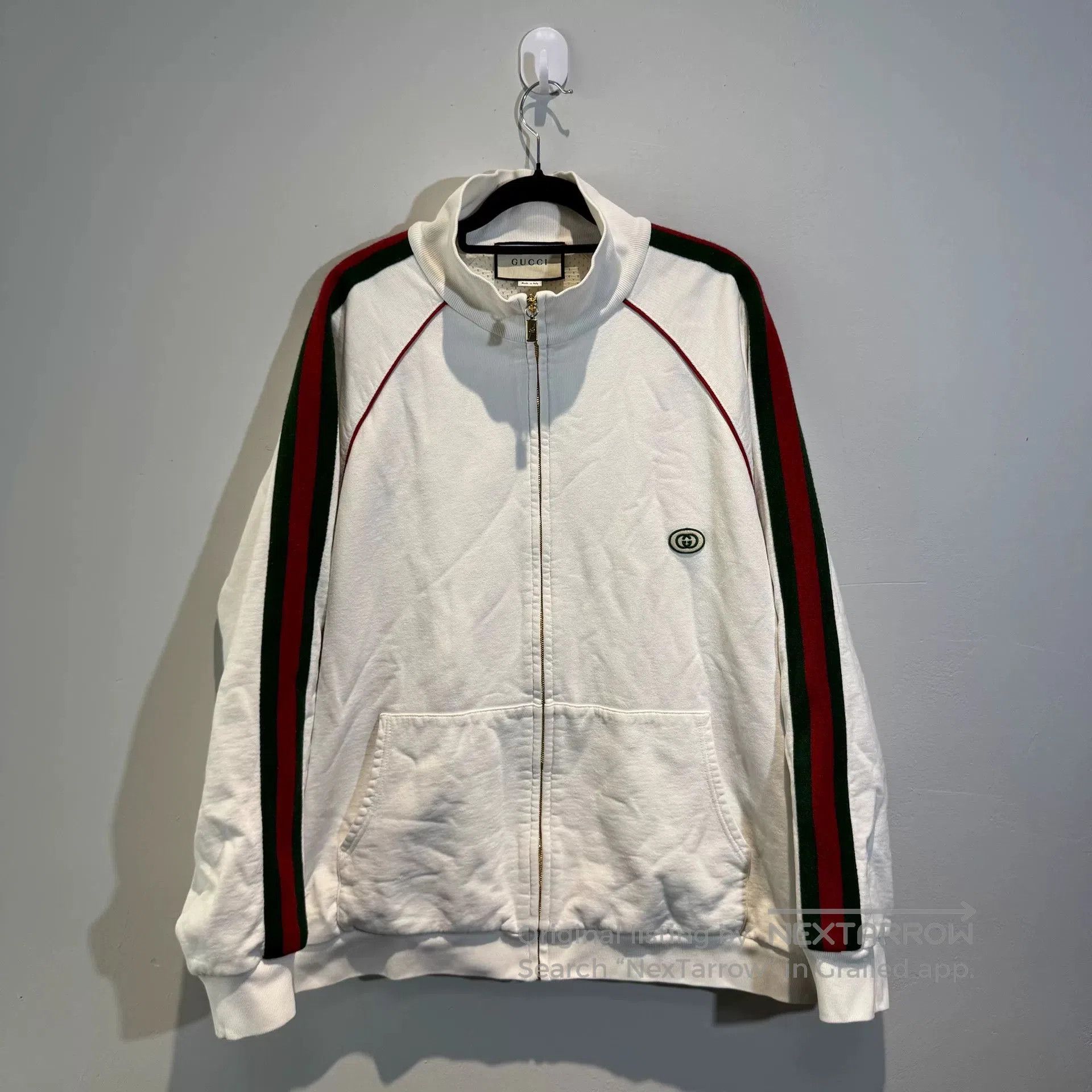 Gucci GUCCI Double G Logo Striped Jacket. Size US XXL / EU 58 / 5 - 1 Thumbnail