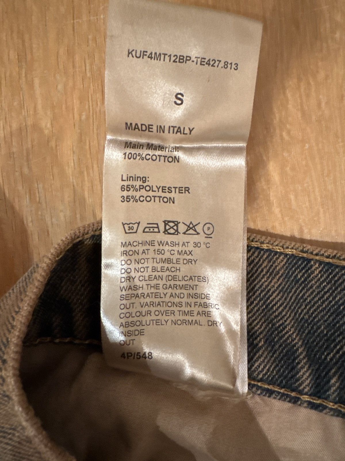 Kusikohc Brown Workwear Multi Rivet Jeans Size US 32 / EU 48 - 5 Thumbnail