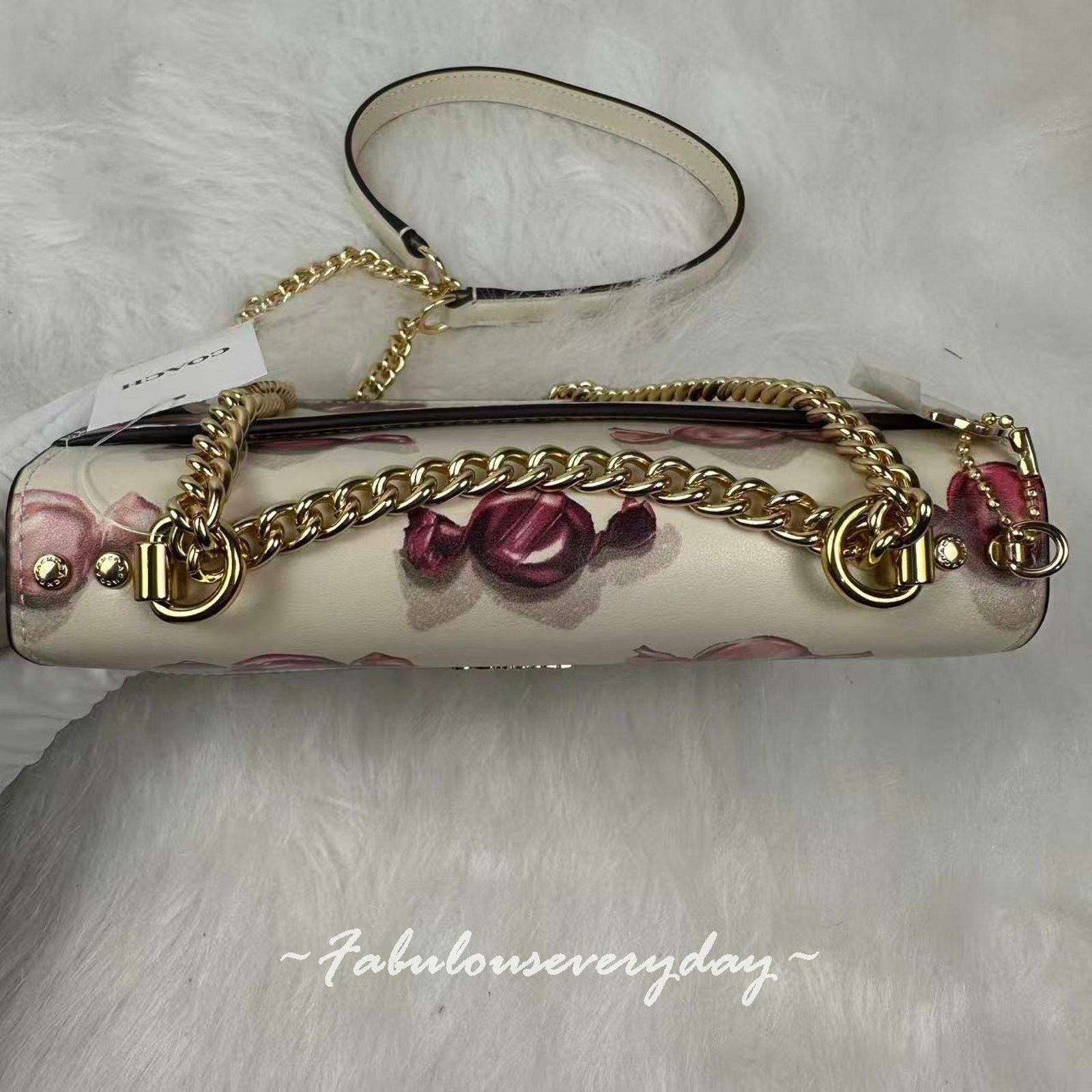 Coach Coach Mini Klare Crossbody Bag Candy in Leather/Chalk/Chalk Size ONE SIZE - 6 Thumbnail