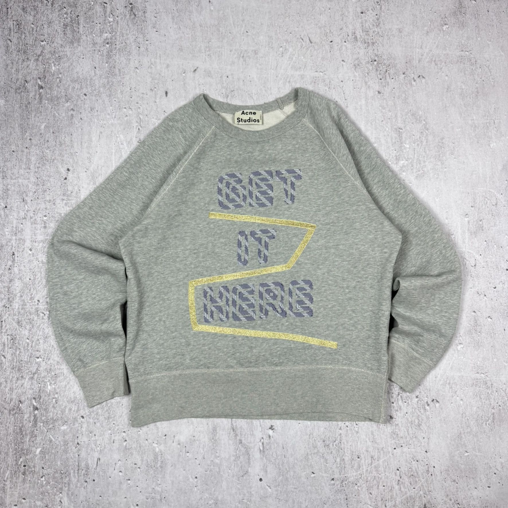 Acne Studios Broken Logo Hoodie | Grailed