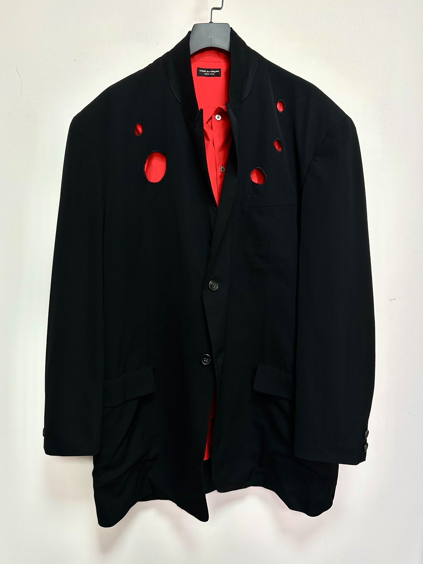 Yohji Yamamoto yohji yamamoto 92ss black hollow jacket Size US M / EU 48-50 / 2 - 1 Thumbnail