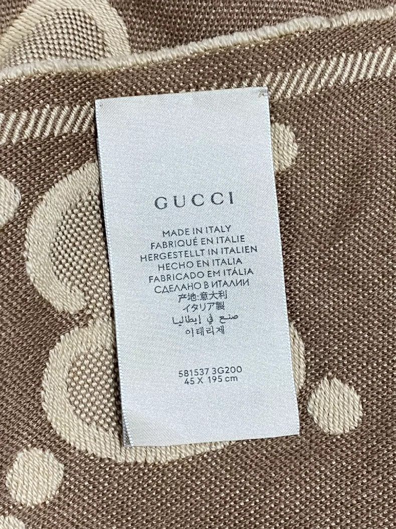 Gucci Gucci Double-sided full-print old flower scarf 2501-Nextarr Size ONE SIZE - 4 Thumbnail