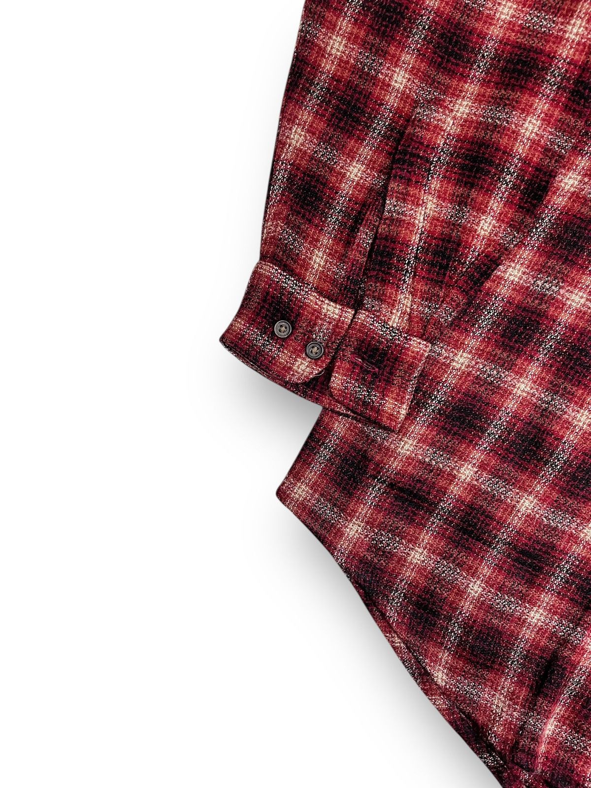 Vintage Cox Double Pocket Vintage Outer Plaid Flannel Size US XL / EU 56 / 4 - 4 Thumbnail