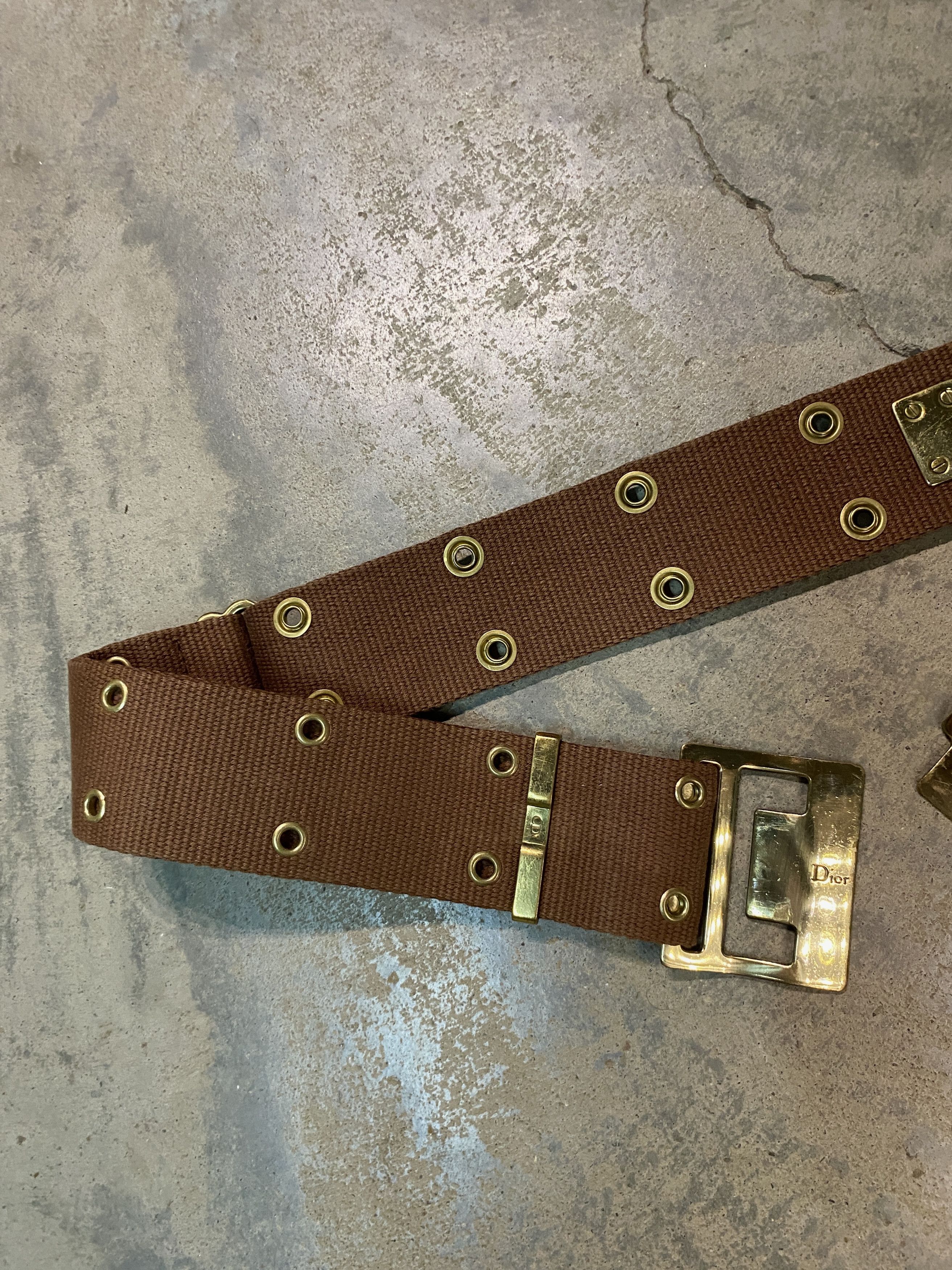 Dior Christian Dior SS02 “Street Chic” Canvas Black Cargo Belt Size ONE SIZE - 13 Thumbnail