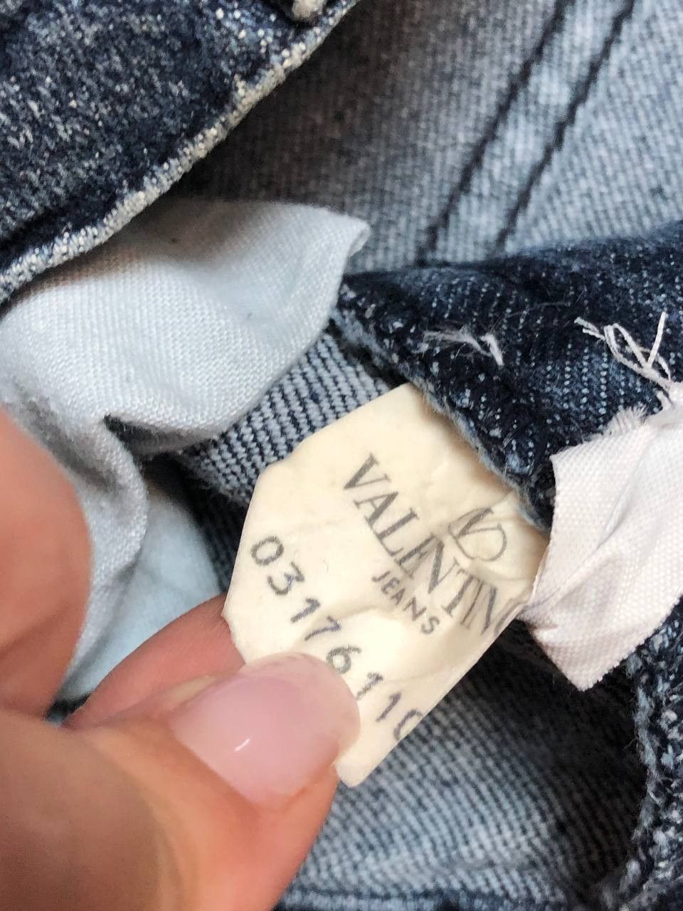 Valentino jeans crazy Y2K luxury Valentino logo vintage Denim pants Size US 31 - 8 Thumbnail
