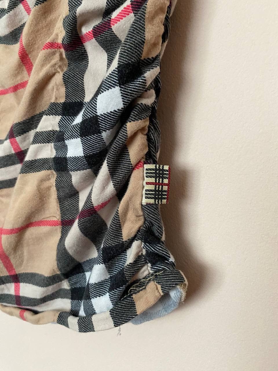 Burberry × Vintage 📌 RARE Burberry NOVA CHECK tube top Size XL / US 12-14 / IT 48-50 - 2 Thumbnail