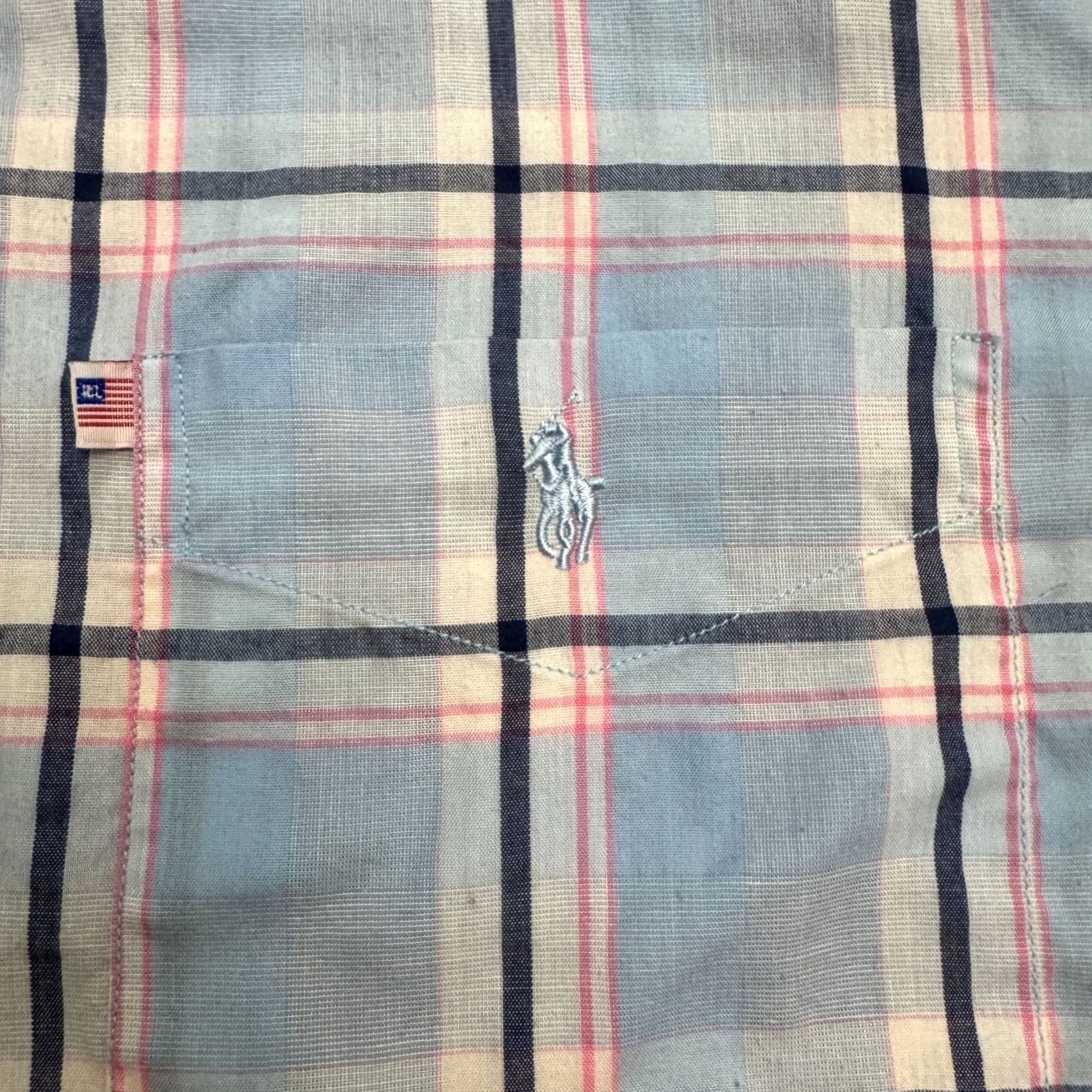 Polo Ralph Lauren VINTAGE Polo Ralph Lauren Button-Down Shirt Mens Large Plaid Cotton Casual Size US L / EU 52-54 / 3 - 4 Thumbnail