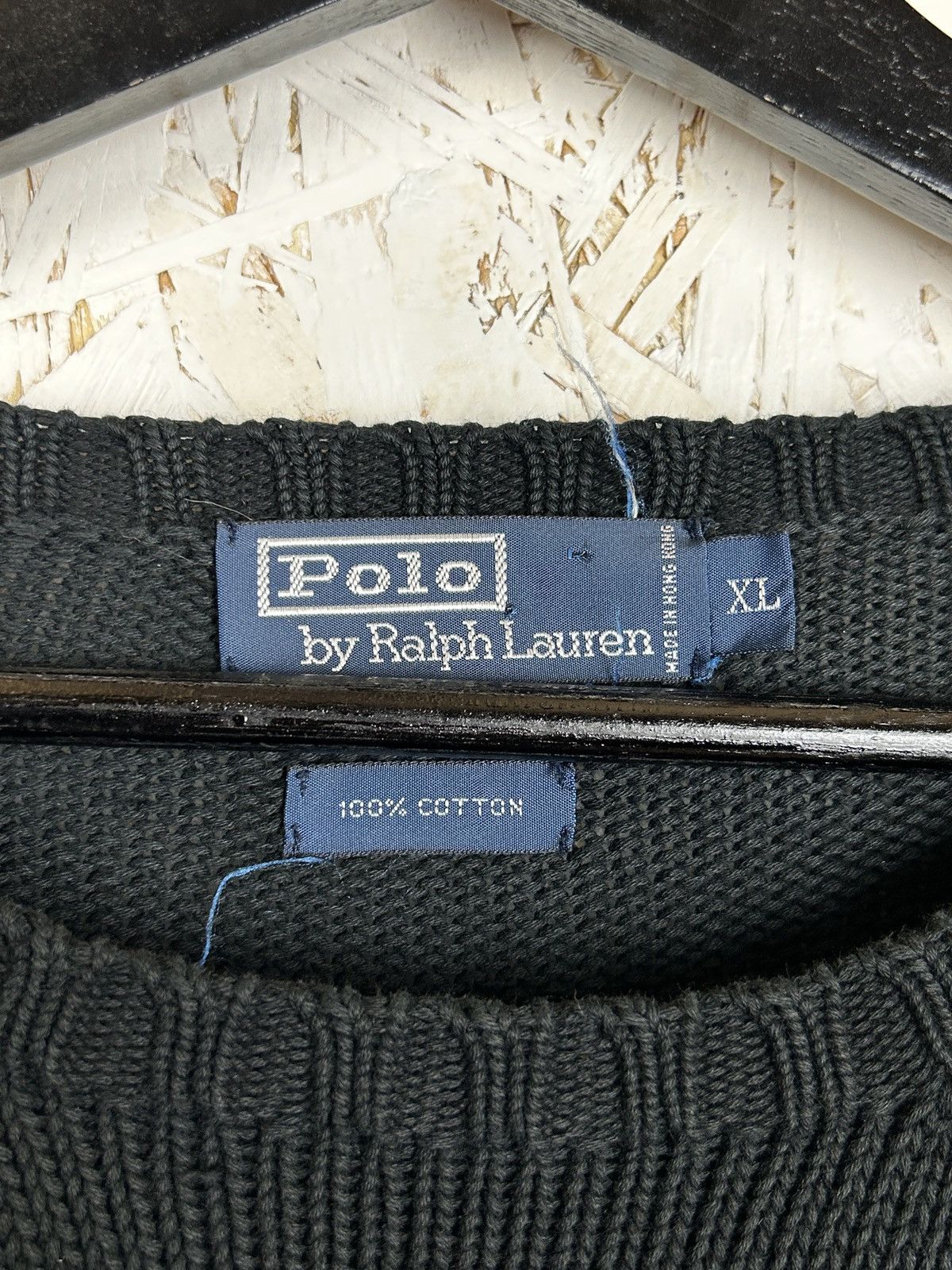 Polo Ralph Lauren Polo By Ralph Lauren Black Cotton Heavy Sweater Red Pony XL Size US XL / EU 56 / 4 - 7 Thumbnail