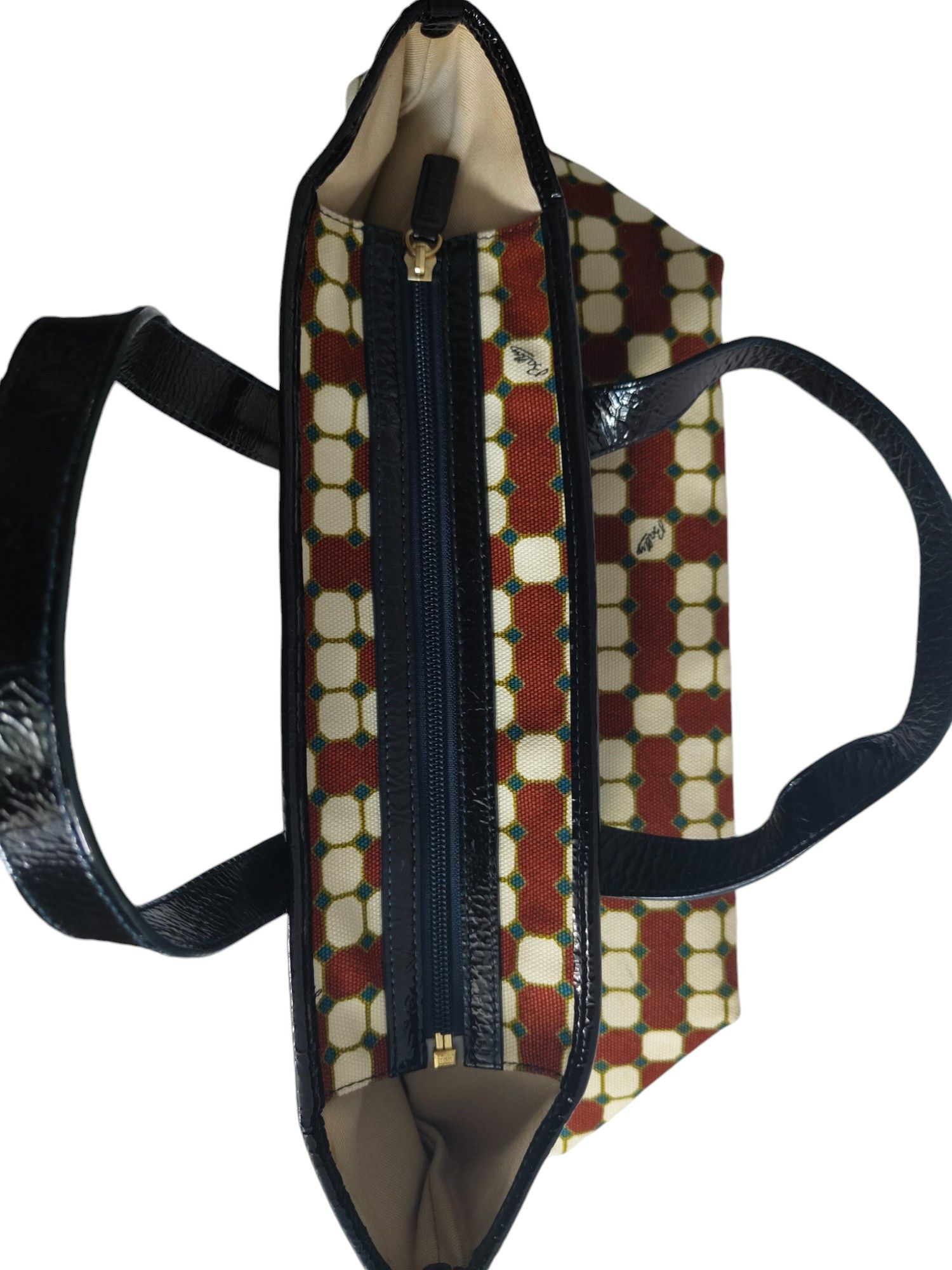 Bally Canvas Tote Bag With Overall Burgundy And Beige Pattern Size ONE SIZE - 5 Thumbnail