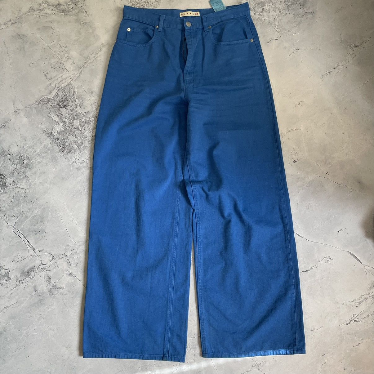 Marni Marni Blue Baggy Denim Jeans Rap Y2K Size US 28 / EU 44 - 1 Thumbnail